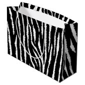 Dierlijke printpatronen groot cadeauzakje (Achterkant Gekanteld)
