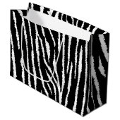 Dierlijke printpatronen groot cadeauzakje (Voorkant Gekanteld)