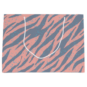 Dierlijke printpatronen groot cadeauzakje