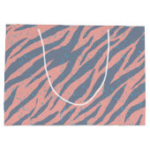 Dierlijke printpatronen groot cadeauzakje (Achterkant)