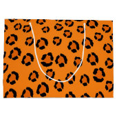 Dierlijke printpatronen groot cadeauzakje (Achterkant)