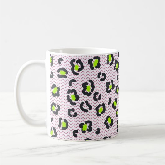 Dierlijke printpatronen koffiemok (Links)