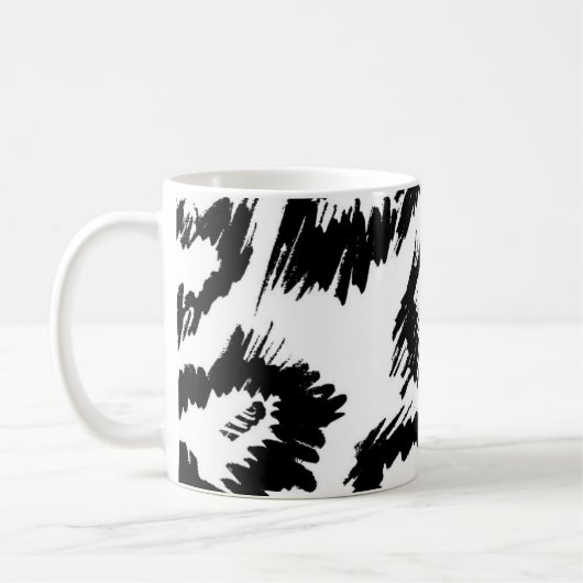 Dierlijke printpatronen koffiemok (Links)
