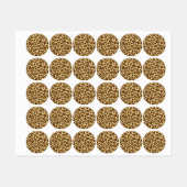 Dierlijke printpatronen labels (Vel)