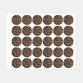 Dierlijke printpatronen labels (Vel)