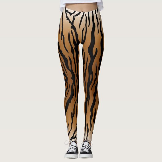 Dierlijke printpatronen leggings (Voorkant)