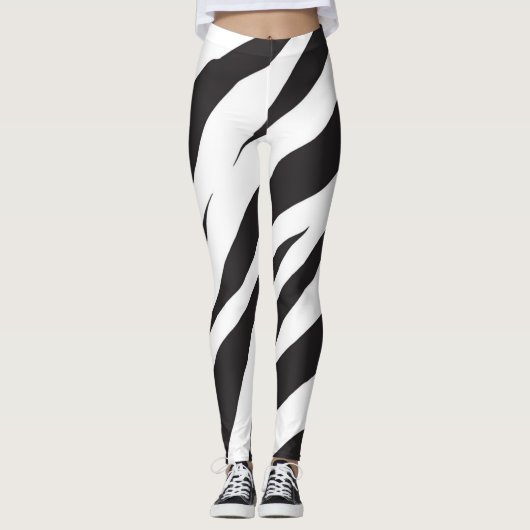 Dierlijke printpatronen leggings (Voorkant)