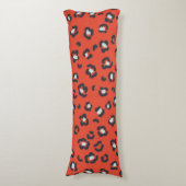 Dierlijke printpatronen lichaamskussen (Voorkant Verticaal)