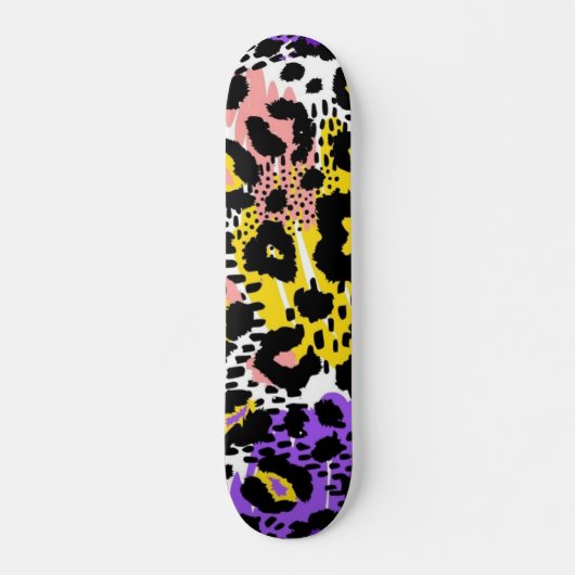Dierlijke printpatronen persoonlijk skateboard (Voorkant)