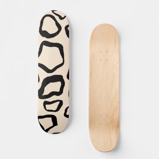 Dierlijke printpatronen persoonlijk skateboard (Voorkant)