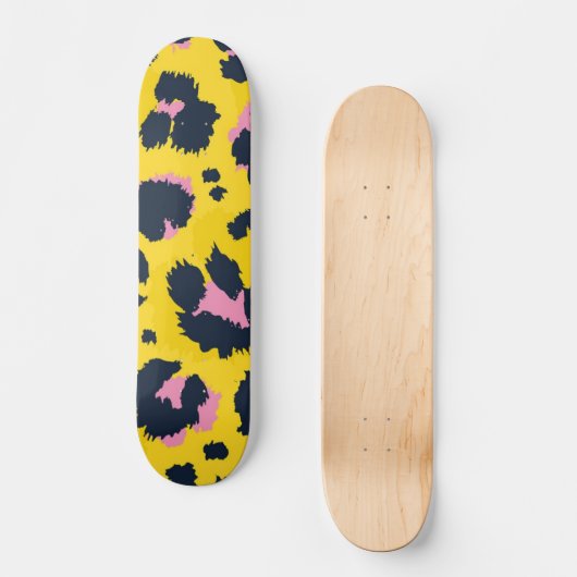 Dierlijke printpatronen persoonlijk skateboard (Voorkant)