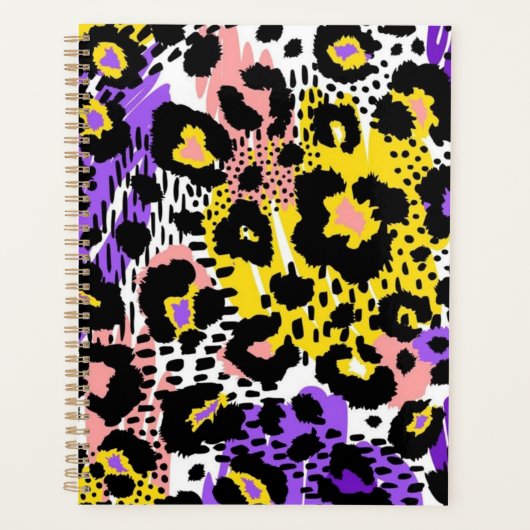 Dierlijke printpatronen planner (Voorkant)