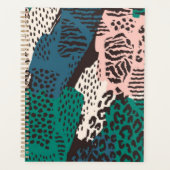 Dierlijke printpatronen planner (Voorkant)