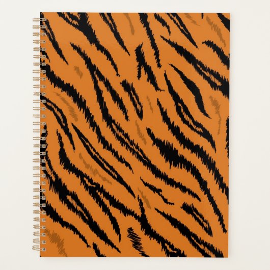 Dierlijke printpatronen planner (Voorkant)