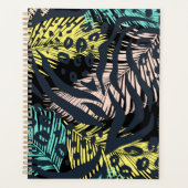 Dierlijke printpatronen planner (Voorkant)