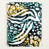 Dierlijke printpatronen planner (Voorkant)