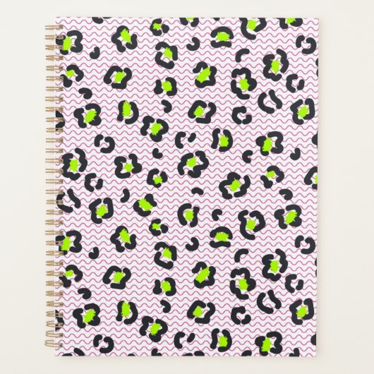 Dierlijke printpatronen planner (Voorkant)