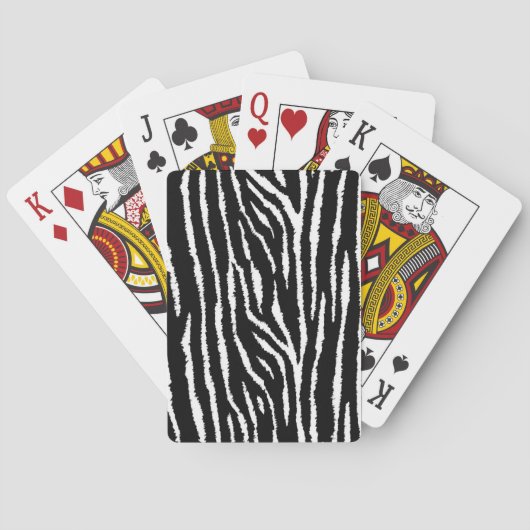 Dierlijke printpatronen pokerkaarten (Achterkant)