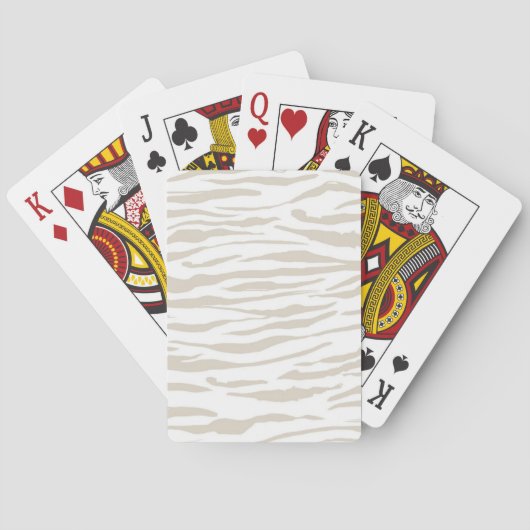 Dierlijke printpatronen pokerkaarten (Achterkant)