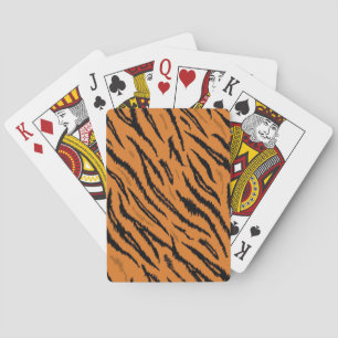 Dierlijke printpatronen pokerkaarten