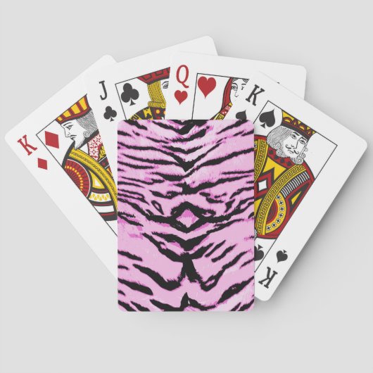Dierlijke printpatronen pokerkaarten (Achterkant)