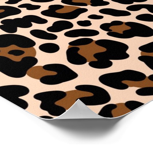 Dierlijke printpatronen poster (Hoek)