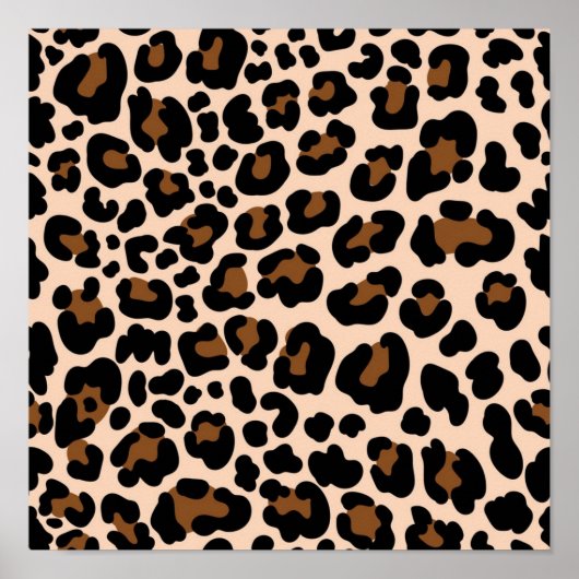 Dierlijke printpatronen poster (Voorkant)