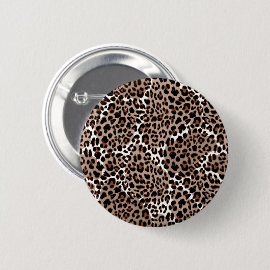 Dierlijke printpatronen ronde button 5,7 cm (Voorkant /achterkant)