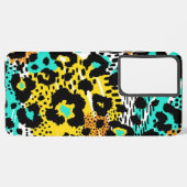 Dierlijke printpatronen samsung galaxy hoesje (Linkerkant)