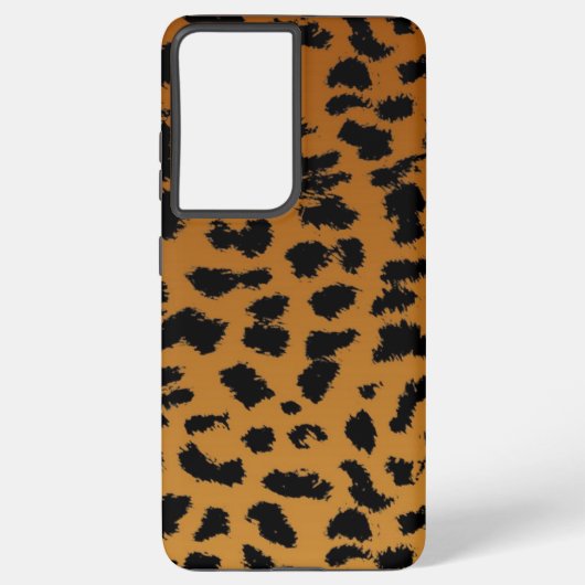 Dierlijke printpatronen samsung galaxy hoesje (Achterkant)