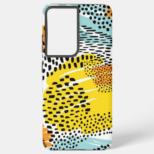 Dierlijke printpatronen samsung galaxy hoesje (Achterkant)