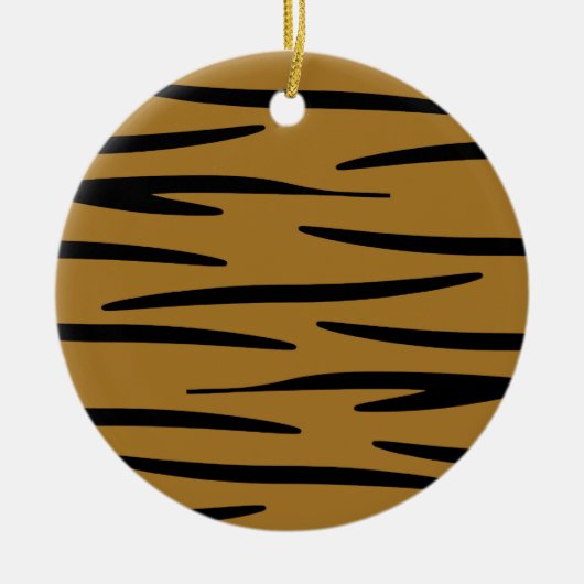 Dierlijke printversier keramisch ornament (Voorkant)