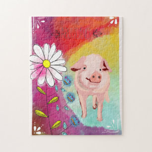Dierlijke puzzle legpuzzel