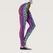 Dierlijke regenboogdruk leggings (Rechts)
