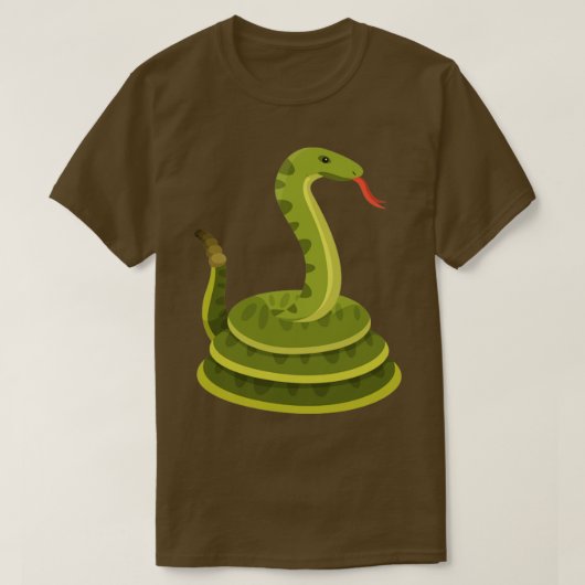 Dierlijke reptielen Kinder giftslang T-shirt (Design voorkant)