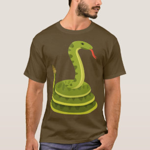 Dierlijke reptielen Kinder giftslang T-shirt