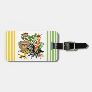 Dierlijke Safari Bagagelabel