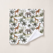 Dierlijke Safari Bath Towel Set Bad Handdoek (Wasdoekje)