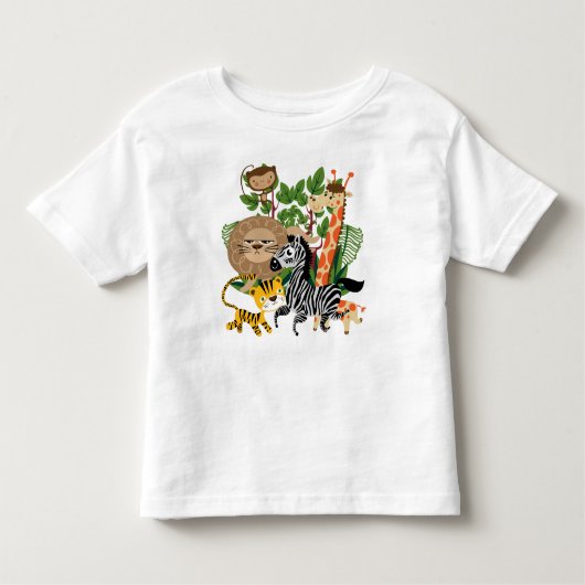 Dierlijke Safari Kinder Shirts (Voorkant)