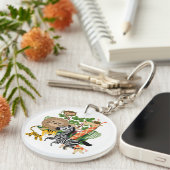 Dierlijke Safari Sleutelhanger (Voorkant Rechts)