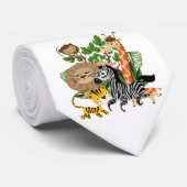 Dierlijke Safari Stropdas (Opgerold)