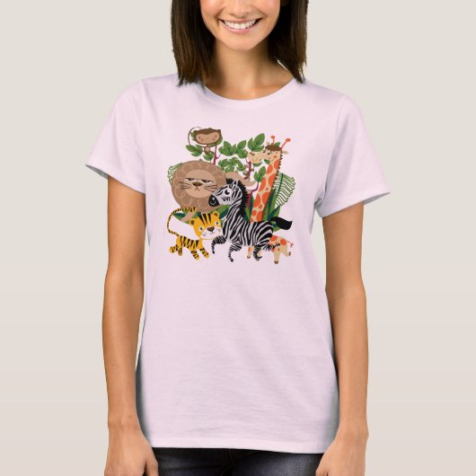 Dierlijke Safari T-shirt (Voorkant)