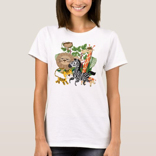 Dierlijke Safari T-shirt (Voorkant)