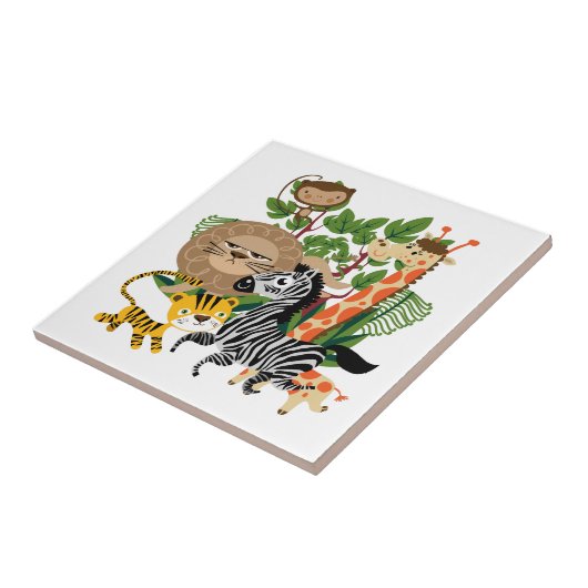 Dierlijke Safari Tegeltje (Zijkant)