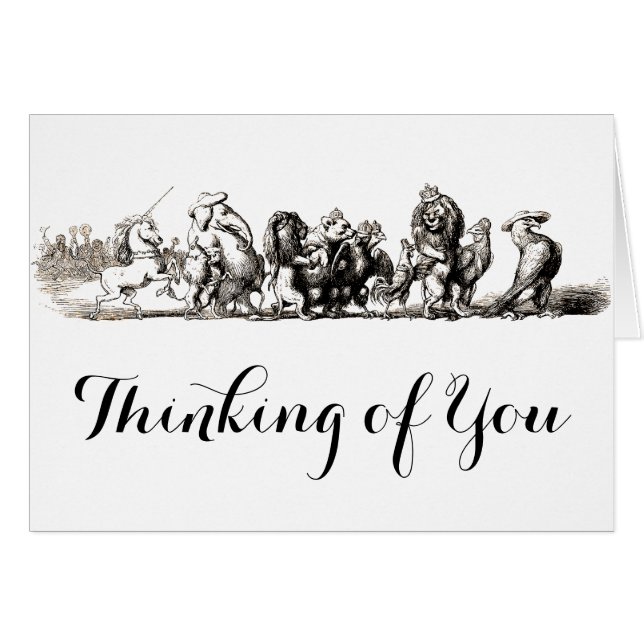 Dierlijke Schattigee Kunst Eenhoorn Olifant Lion Z (Voorkant Horizontaal)