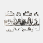 Dierlijke Schattigee Kunst Eenhoorn Olifant Lion Z Bedankdoosjes (Uitgevouwen)