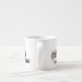 Dierlijke Schattigee Kunst Eenhoorn Olifant Lion Z Espresso Kop (Achterkant)