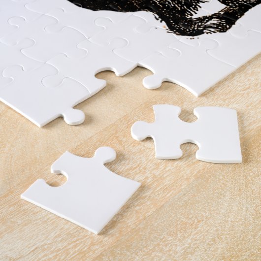 Dierlijke Schattigee Kunst Eenhoorn Olifant Lion Z Legpuzzel (Zijkant)