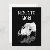 Dierlijke schedel briefkaart (Voorkant / Achterkant)