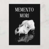 Dierlijke schedel briefkaart (Voorkant)